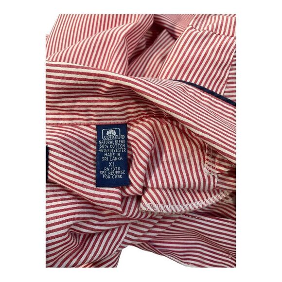 Karen Scott Shirt Womens Red White Blue Striped Stars Embroidered July 4 Size XL - Picture 5 of 14